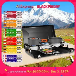 3-Burner Durable Cold-Rolled Steel Grill