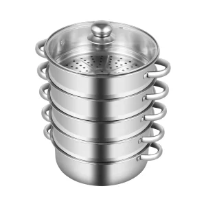 5-Tier Stainless Steel Steamer