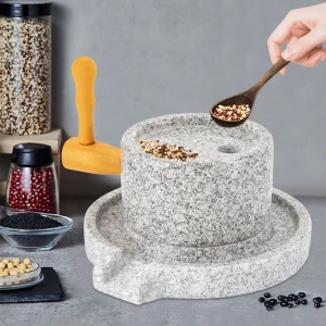 Manual Millstone Grinder Traditional Hand-Push
